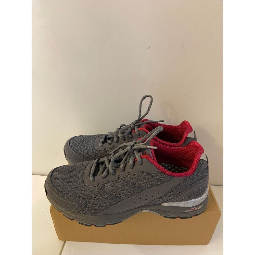 Abeo sneakers gray laces tennis shoes size 8.5‎ Petra #2417